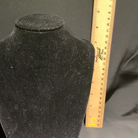 Set/5 Black Velvet Jewelry Display Stands - Picture 12 of 17